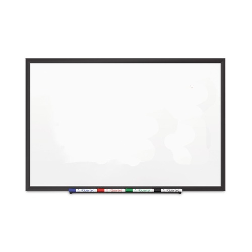 Labor Day Sale! Save $30 off $199! | Quartet 2545B 60 in. x 36 in. Classic Series Porcelain Magnetic Dry Erase Board - White Surface, Black Aluminum Frame image number 0