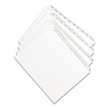 Office Jansan | Avery 01702 11 x 8.5 Allstate Style Preprinted Legal Exhibit Side 26 to 50 Tab Index Dividers - White (25-Pieces/Set) image number 5