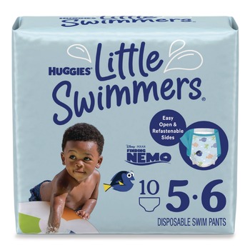 Kimberly-Clark 32 lbs. and Up Little Swimmers - Size 5-6/Blue (8/Carton)