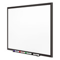  | Quartet 2548B 96 in. x 48 in. Classic Series Porcelain Magnetic Dry Erase Board - White Surface, Black Aluminum Frame image number 1