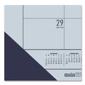 Calendars & Planners | House of Doolittle 124-40 EcoTones 22 in. x 17 in. 12-Month (Jan-Dec) 2026 Recycled Monthly Desk Pad Calendar - Ocean Blue/Black image number 1