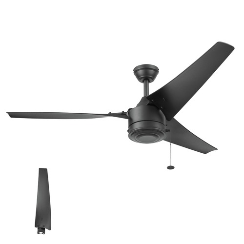 Ceiling Fans | Prominence Home 51637-45 52 in. Talib Contemporary Outdoor Ceiling Fan - Matte Black image number 0