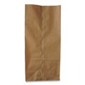 Office Jansan | Ross & Wallace Paper Products 100306500PK/BL 5.88 in. x 3.63 in. x 11 in. #6 Size Grocery Paper Bags - Kraft (500/Bundle) image number 0