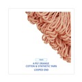Labor Day Sale! Save $30 off $199! | Boardwalk BWK503OR Super Loop Cotton/Synthetic Fiber Wet Mop Head - Large, Orange (12/Carton) image number 5
