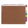 Office Jansan | Smead 73795 7 in. Expansion Heavy-Duty Redrope End Tab Tuff Pockets - Letter, Redrope (5/Box) image number 3