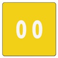 Office Jansan | Smead 67420 1.5 in. x 1.5 in. "0-in End Tab File Folder Label - Yellow (250/Roll) image number 4