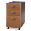  | Bush WC72453SU Series C 3-Drawers Box/Box/File Legal/Letter/A4/A5 15.75 in. x 20.25 in. x 27.88 in. Mobile Left/Right Pedestal File - Cherry/Gray image number 0