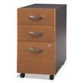 Office Filing Cabinets & Shelves | Bush WC72453SU 15.75 in. x 20.25 in. x 27.88 in. Series C 3-Drawers Box/Box/File Legal/Letter/A4/A5 Mobile Left/Right Pedestal File - Cherry/Gray image number 0