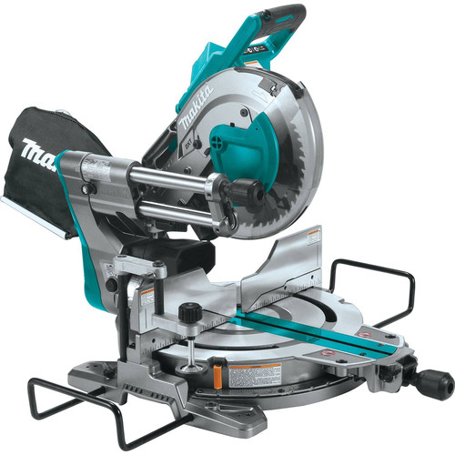 Makita GSL03Z 40V Max XGT Brushless Lithium-Ion 10 in. Cordless AWS Capable Dual-Bevel Sliding Compound Miter Saw (Tool Only) image number 0