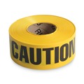  | Tatco 10700 3 in. x 1000 ft. Caution Barricade Safety Tape - Black/Yellow image number 2