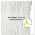 Just Launched | Boardwalk BWK2016CEA #16 Cut-End Cotton Wet Mop Head - White image number 7