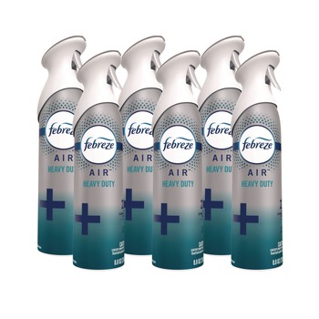 Febreze 8.8 oz. Aerosol Spray AIR - Heavy Duty Crisp Clean (6/Carton)