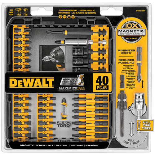 Bits and Bit Sets | Dewalt DWA2T40IR 40-Piece Impact Ready Screwdriving Bit Set image number 0