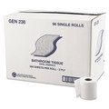 Cleaning & Janitorial Supplies | GEN GEN238B Wrapped Septic Safe 2-Ply Bath Tissue - White (500-Piece/Roll, 96 Rolls/Carton) image number 2