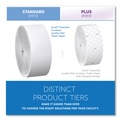 Cleaning & Janitorial Supplies | Scott 07005 Essential 3.75 in. x 2300 ft. Septic Safe Coreless JRT - White (12 Rolls/Carton) image number 3