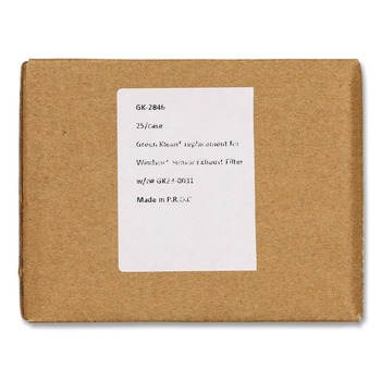 Green Klean Replacement Exhaust Filter (25/Carton)