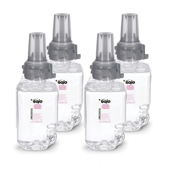 GOJO Industries 700 mL Clear and Mild Foam Handwash Refill for ADX-7 Dispenser - Fragrance-Free (4/Carton)