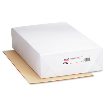 Pacon 60 lbs. 12 in. x 18 in. Drawing Paper - Cream Manila (500/Pack)