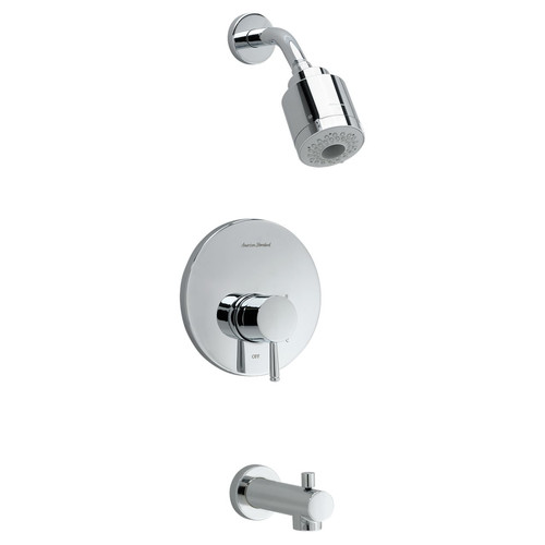 Fixtures | American Standard T064.508.002 Flowise Tub and Shower Faucet (Polished Chrome) image number 0