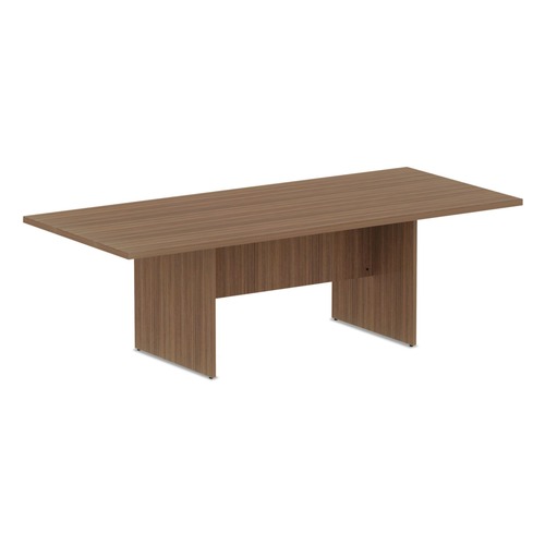  | Alera ALEVA719642WA 94.5 in. x 41.38 in. x 29.5 in. Valencia Series Conference Rectangle Table - Modern Walnut image number 0