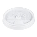 Cups and Lids | Dart 8UL Sip Thru Lids for 6 - 10 oz. Cups - White (1000-Piece/Carton) image number 0