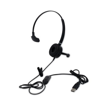 Spracht Monaural Over The Head Headset - Black