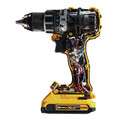 Drill Drivers | Factory Reconditioned Dewalt DCD791D2R 20V MAX XR Lithium-Ion Brushless Compact 1/2 in. Cordless Drill Driver Kit (2 Ah) image number 3