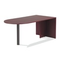 Office Jansan | Alera ALEVA277236MY 71 in. x 35.5 in. x 29.63 in. Valencia Series D-Top Desk - Mahogany image number 1