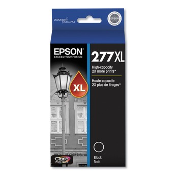 Epson (277XL) Claria 500 Page-Yield High-Yield Ink - Black