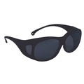Eye Protection | Ansell 20747 V50 OTG Safety Eyewear - Black Frame/Smoke Mirror Anti-Fog Lens image number 0