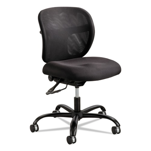 Safco 3397BL Vue Intensive-Use Mesh Task Chair, Supports Up To 500 Lb, 18.5-in To 21-in Seat Height, Black image number 0