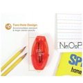 Pencils | Bostitch PS2-ASST 3.91 in. x 1.5 in. x 5.88 in. 2-Hole Twist-n-Sharp Pencil Sharpener - Randomly Assorted Colors (6/Pack) image number 3