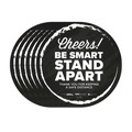 Floor Signs | Tabbies 79085 BeSafe Messaging 12 in. Floor Decals - Black/White (6/Pack) image number 0