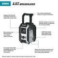 Speakers & Radios | Factory Reconditioned Makita XRM09B-R 18V LXT /12V CXT Max Lithium-Ion Bluetooth Corded/Cordless Job Site Radio (Tool Only) image number 3
