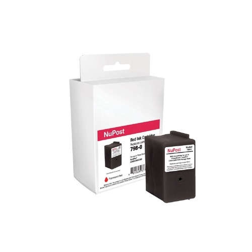 Office Jansan | Innovera IVR7980 1500 Page-Yield Compatible Postage Meter Ink Replacement for 798-0 (SL-798-0) - Red image number 0