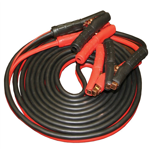 Jumper Cables and Starters | FJC 45255 Professional Booster Cable Commercial 1 Gauge 800 Amp 25 ft. Parrot image number 0