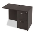  | Alera ALEVA354224ES Valencia Series 42 in. x 23.63 in. x 29.5 in. Reversible Return/Bridge Shell - Espresso image number 9