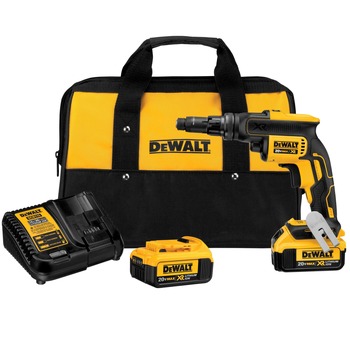 Dewalt 20V MAX XR Brushless Lithium-Ion Cordless Versa-Clutch Adjustable Torque Screwgun Kit (4 Ah)