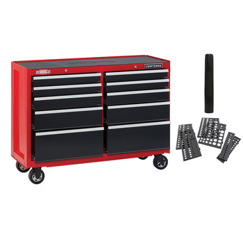 TOOL CHESTS | Craftsman CMST82775RB 52 in. 10 Drawer Metal Tool Chest