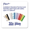 Bulk Savings Pricing 2 | Brother P-Touch TZE131G 0.47 in. x 26.2 ft. TZe Standard Adhesive Laminated Labeling Tape - Black on Clear image number 6