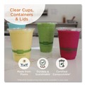 Cups and Lids | World Centric CPLCS1SN PLA Clear Cold Cup Lids Fits 1 oz Portion Cups Plastic Clear 3000/Carton image number 1