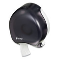 Just Launched | San Jamar R2000TBK 10-1/4 in. x 5-5/8 in. x 12 in. Single-Roll Jumbo Bath Tissue Dispenser - Black Pearl image number 1
