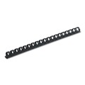 Office Jansan | Fellowes Mfg Co. 52505 3/8 in. Diameter 55 Sheet Capacity Plastic Comb Bindings - Navy Blue (100/Pack) image number 0