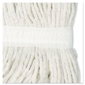 Mops | Boardwalk BWK2024REA No. 24 Rayon Cut-End Wet Mop Head - White image number 3