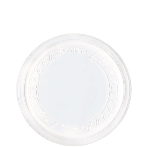 Food Trays, Containers, and Lids | Dart NL8RT-7000 Conex Deli Container Lids - Clear (500/Carton) image number 0