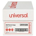 Cover & Cardstock | Universal UNV91200 8.5 in. x 11 in. 20 lbs. Bond Weight High-Bright Multipurpose Paper - White (10/Carton) image number 3