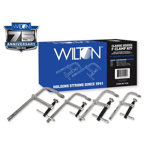 Clamps | Wilton 11116 Classic F-Clamp Kit image number 0