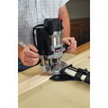 Plunge Base Routers | Factory Reconditioned Porter-Cable 895PKR 2 1/4 Peak HP Multi-Base Router Kit with Router Table Height Adjuster and FREE Straight Edge Guide image number 4