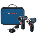 Combo Kits | Factory Reconditioned Bosch CLPK27-120-RT 12V Max Cordless Lithium-Ion Drill Driver and Impact Driver Combo Kit image number 0