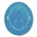 Hard Hats | MSA 454732 V-Gard Slotted Full-Brim Hat with Staz-On Suspension - Blue image number 2